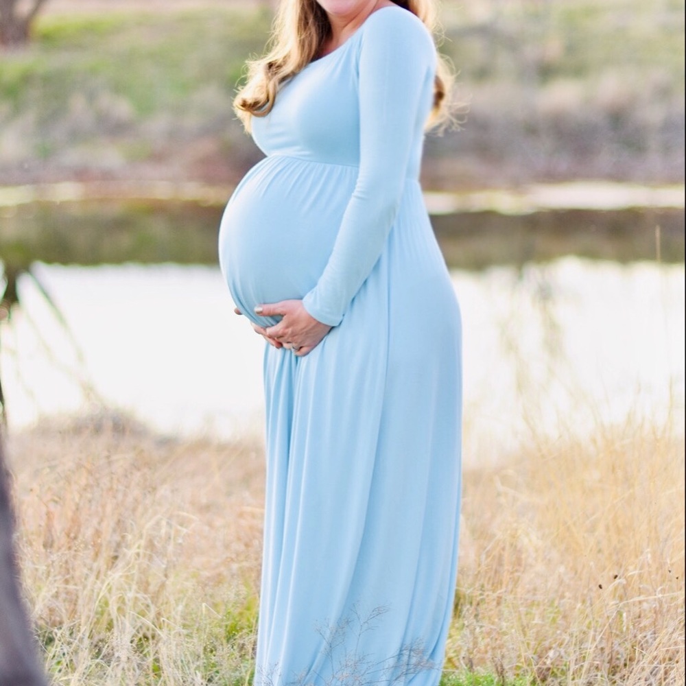 Pinkblush maxi maternity dress